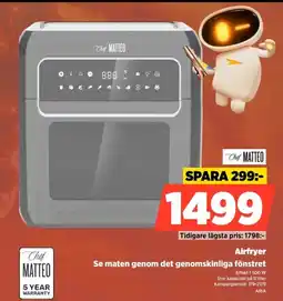 Power Chef Matteo Airfryer erbjuda