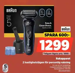 Power Braun rakapparat erbjuda