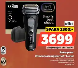Power Braun shaver series 9 pro+ erbjuda