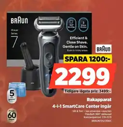 Power Braun shaver series 7 erbjuda