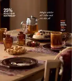 Mio NYHET MUGG KRISTEL erbjuda