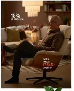 Mio FÅTÖLJ TIMEOUT erbjuda
