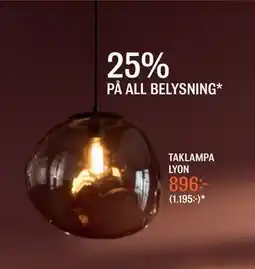 Mio TAKLAMPA LYON erbjuda