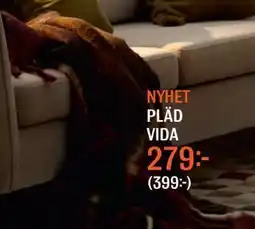 Mio NYHET PLÄD VIDA erbjuda