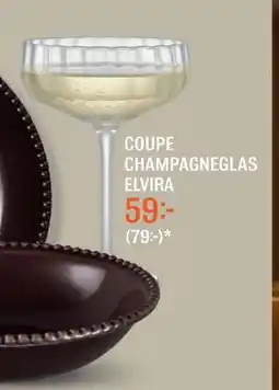 Mio COUPE CHAMPAGNEGLAS ELVIRA erbjuda