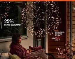 Mio 25% PÅ ALL BELYSNING erbjuda