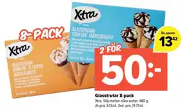 Coop Extra Xtra glasstrutar erbjuda