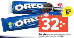 Coop Extra Oreo kakrullar erbjuda