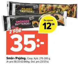 Coop Extra Coop smör-/pajdeg erbjuda