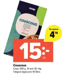 Coop Extra Coop Couscous erbjuda
