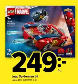 Coop Extra Lego Spiderman bil erbjuda