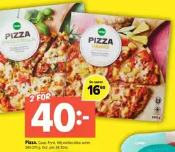 Coop Extra Coop pizza erbjuda