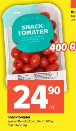 Coop Extra Coop snacktomater erbjuda
