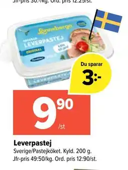 Coop Extra Leverpastej erbjuda