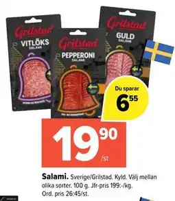 Coop Extra Salami erbjuda