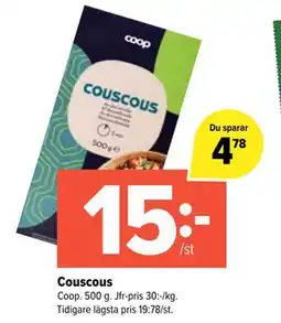 Coop Extra Couscous erbjuda