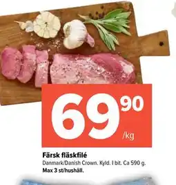 Coop Extra Färsk fläskfilé erbjuda