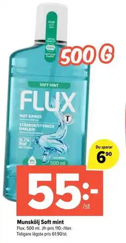 Coop Extra Munskölj Soft mint erbjuda