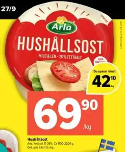 Coop Extra Hushållsost erbjuda