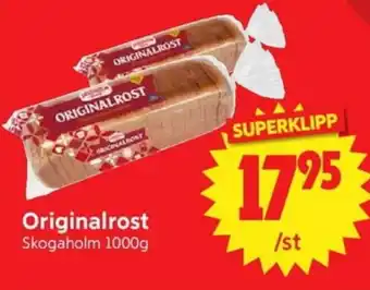 Nya Pulsen Originalrost erbjuda