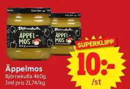 Nya Pulsen Björnekulla äppelmös erbjuda