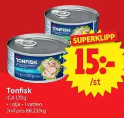 Nya Pulsen Ica tonfisk erbjuda