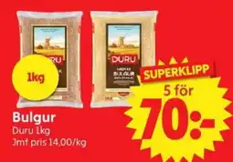 Nya Pulsen Duru bulgur erbjuda