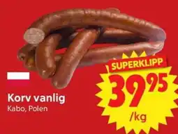 Nya Pulsen Korv vanlig erbjuda