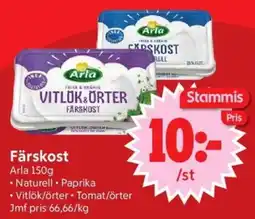 Nya Pulsen Arla färskost erbjuda