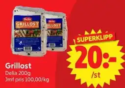Nya Pulsen Delia grillost erbjuda