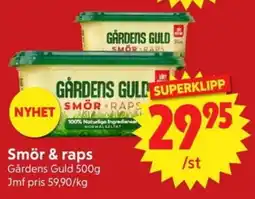 Nya Pulsen Gårdens guld smör & raps erbjuda