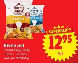 Nya Pulsen Planet Dairy Riven ost erbjuda