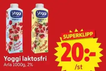 Nya Pulsen Yoggi laktosfri erbjuda