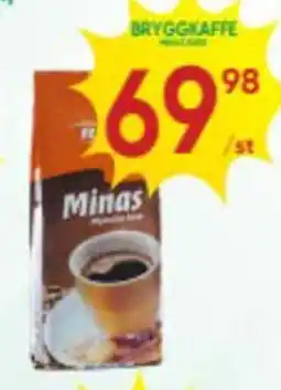 Abbe Market Minas bryggkaffe erbjuda