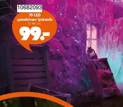 BR leksaker 70 led spindelvæv lyskæde erbjuda