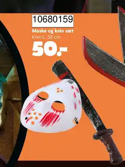 BR leksaker Maske og kniv sæt erbjuda