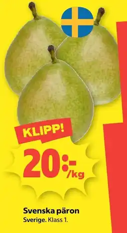 Coop Nära Päron erbjuda