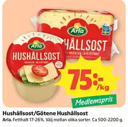 Coop Nära Arla Hushållsost erbjuda