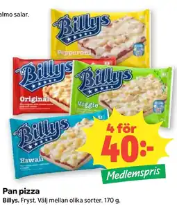 Coop Nära Billys pan pizza erbjuda