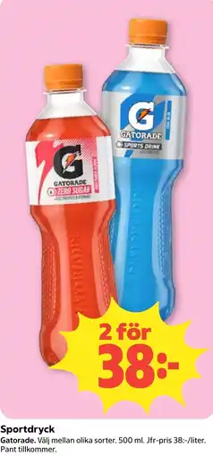 Coop Nära Gatorade Sportdryck erbjuda