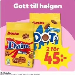 Coop Nära Marabou Chokladpåsar erbjuda
