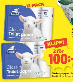 Coop Nära Lambi toilet paper erbjuda