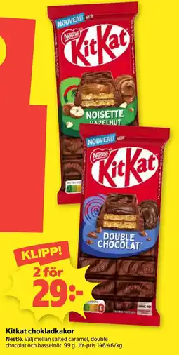 Coop Nära Kitkat chokladkakor erbjuda