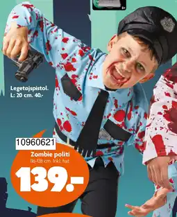 BR leksaker Zombie politi 116-128 cm. Inkl. hat. erbjuda