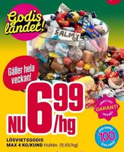 ÖoB Lösviktsgodis erbjuda