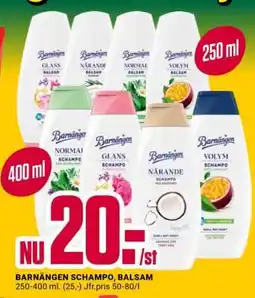 ÖoB Barnängen Schampo, Balsam erbjuda