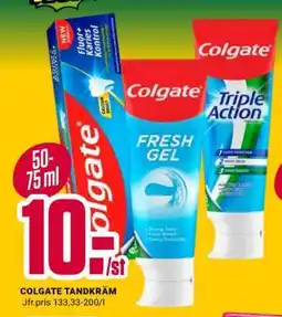 ÖoB Colgate Tandkräm erbjuda