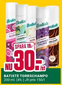 ÖoB Batiste Torrschampo erbjuda