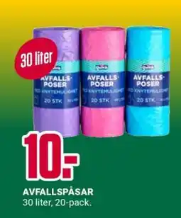 ÖoB Avfallspåsar erbjuda