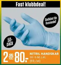 ÖoB NITRIL HANDSKAR erbjuda